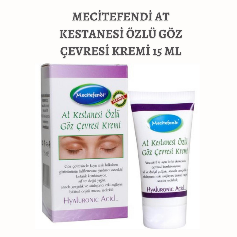 Mecitefendi At Kestanesi Özlü Göz Çevresi Kremi 15 Ml