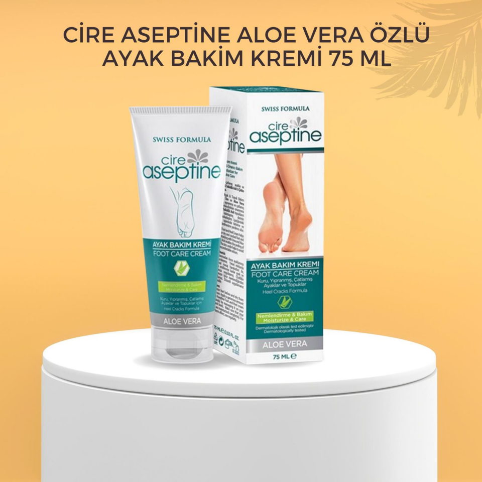 Cire Aseptine Aloe Vera Özlü Ayak Bakim Kremi 75 ml