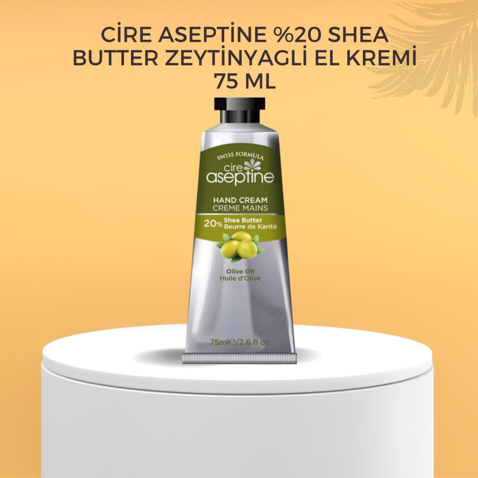 Cire Aseptine %20 Shea Butter Zeytinyagli El Kremi 75 ml