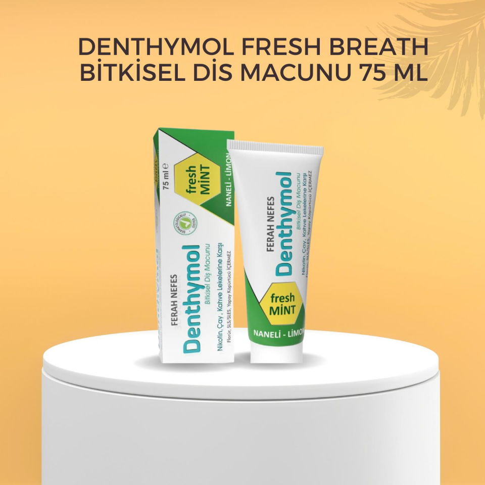 Denthymol Fresh Breath Bitkisel Dis Macunu 75 ml