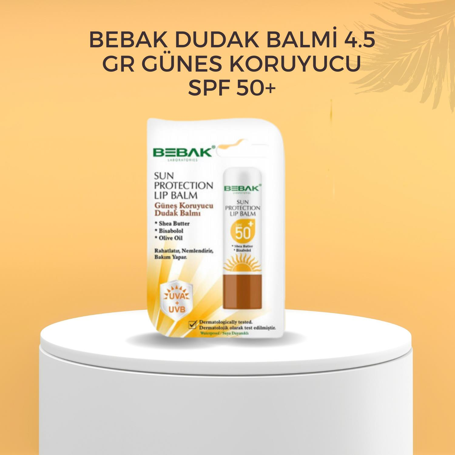 Bebak Dudak Balmi 4.5 GR Günes Koruyucu SPF 50+