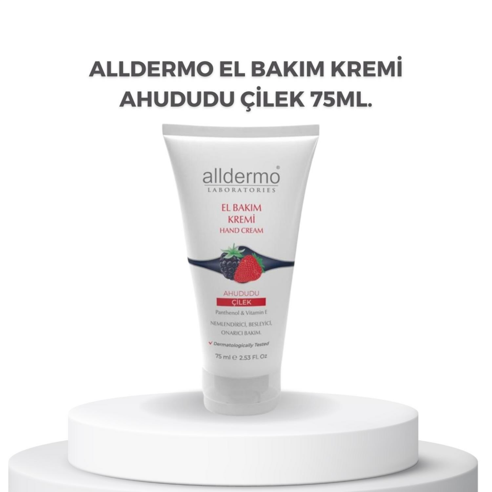 Alldermo El Bakim Kremi Ahududu - Çilek 75 ml