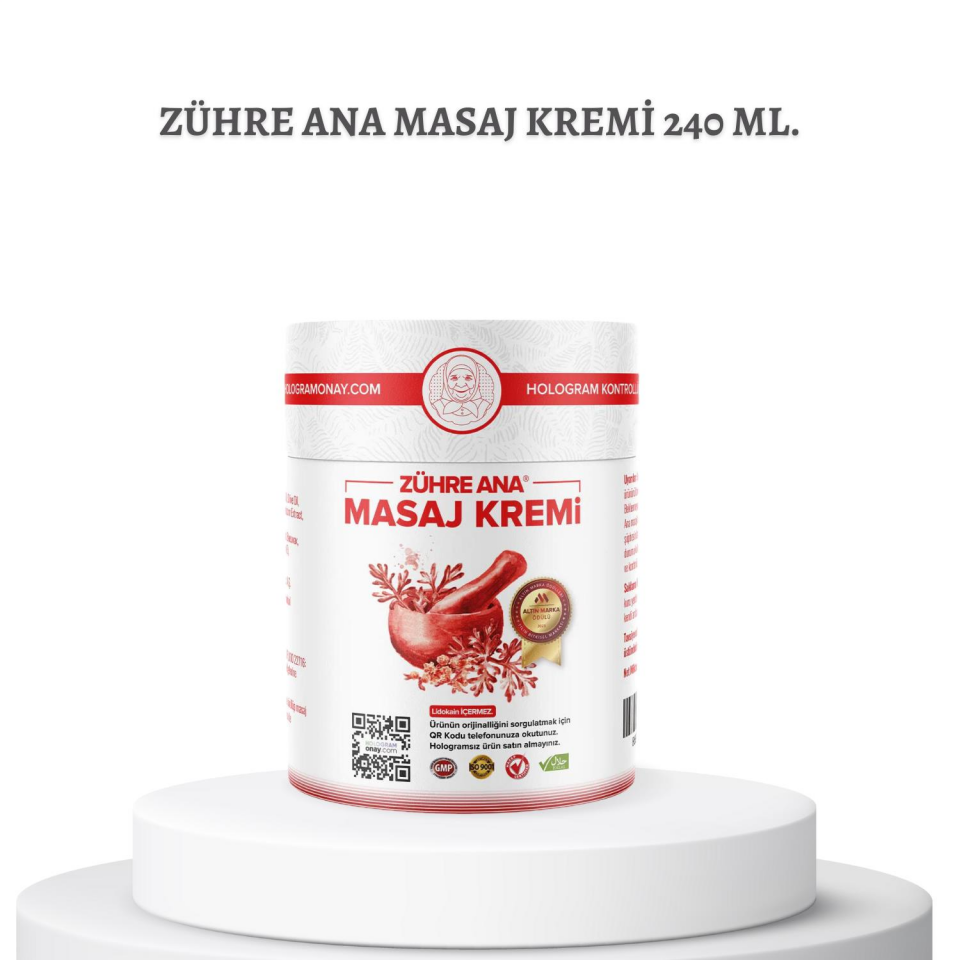 Zühre Ana Masaj Kremi 240 ml