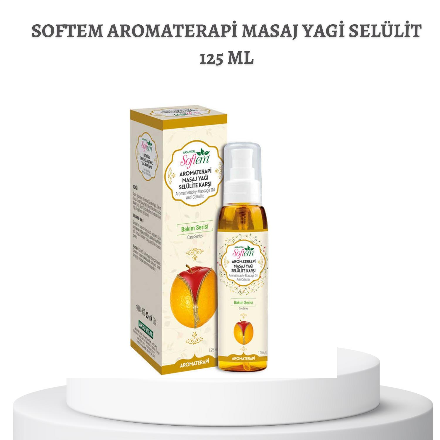 Softem Aromaterapi Masaj Yagi Selülit 125 Ml